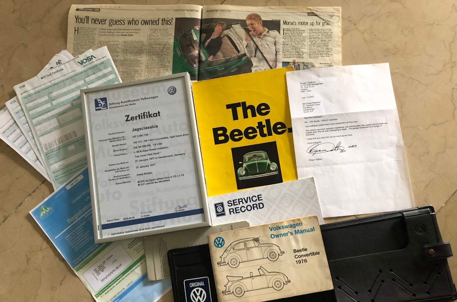 Classic & Sports Car – Who’s next for this ex-Roger Daltrey classic Beetle?