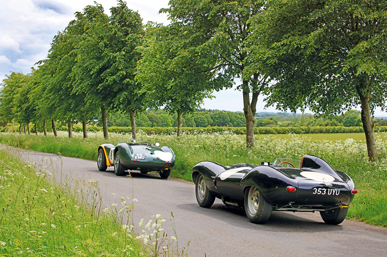 Classic & Sports Car – Jaguar D-type vs Aston Martin DB3S: Won for the road