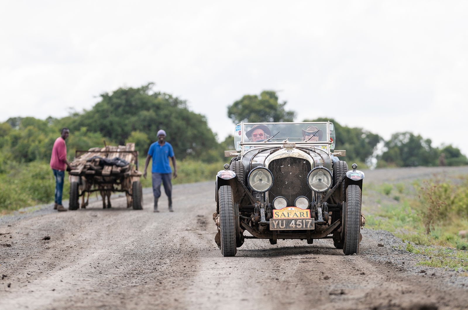 Keith and Norah Ashworth en route to a memorable victory