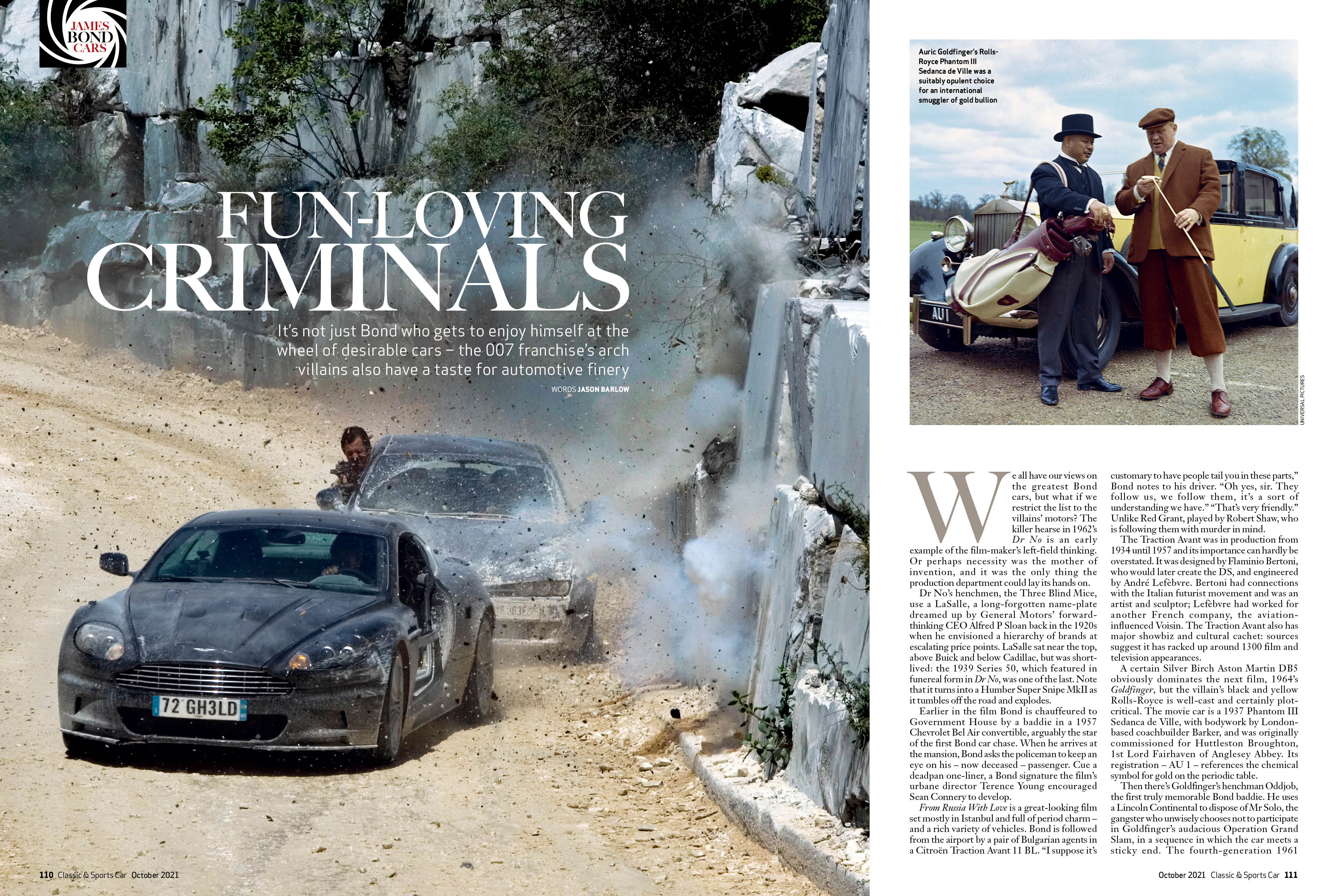 Classic & Sports Car – Greatest Bond cars: inside the October 2021 issue of C&SC