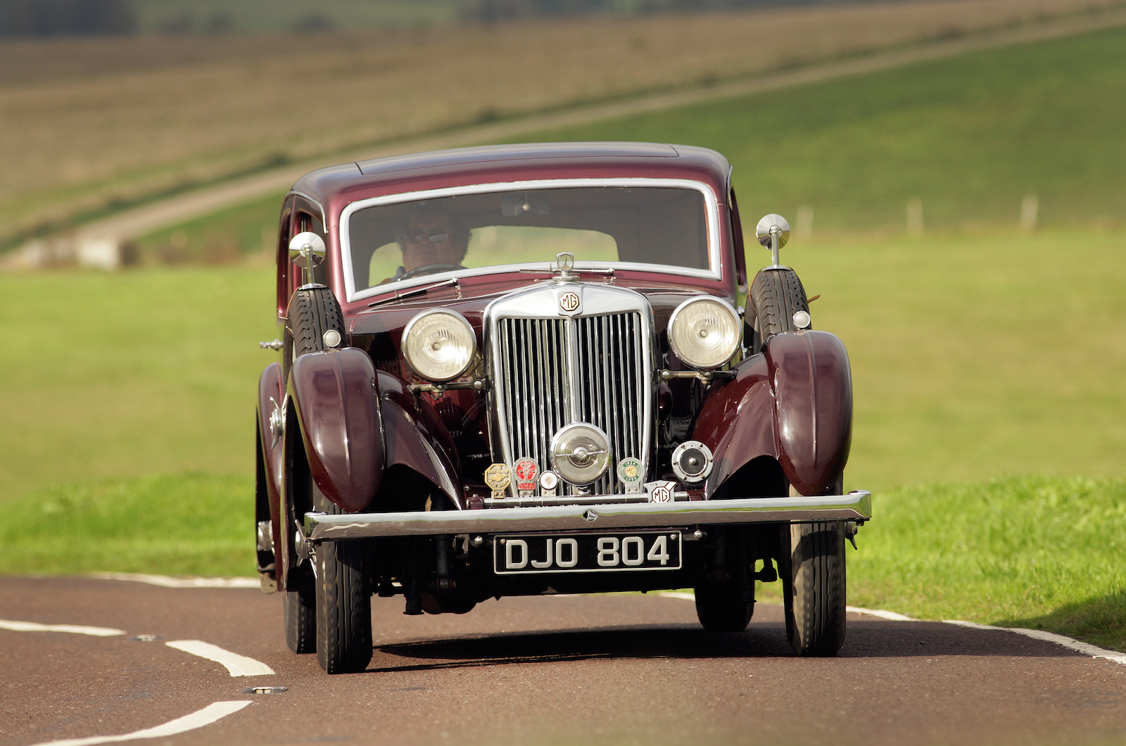 Classic & Sports Car - British Sporting Saloons - MG VA vs Riley 12/4