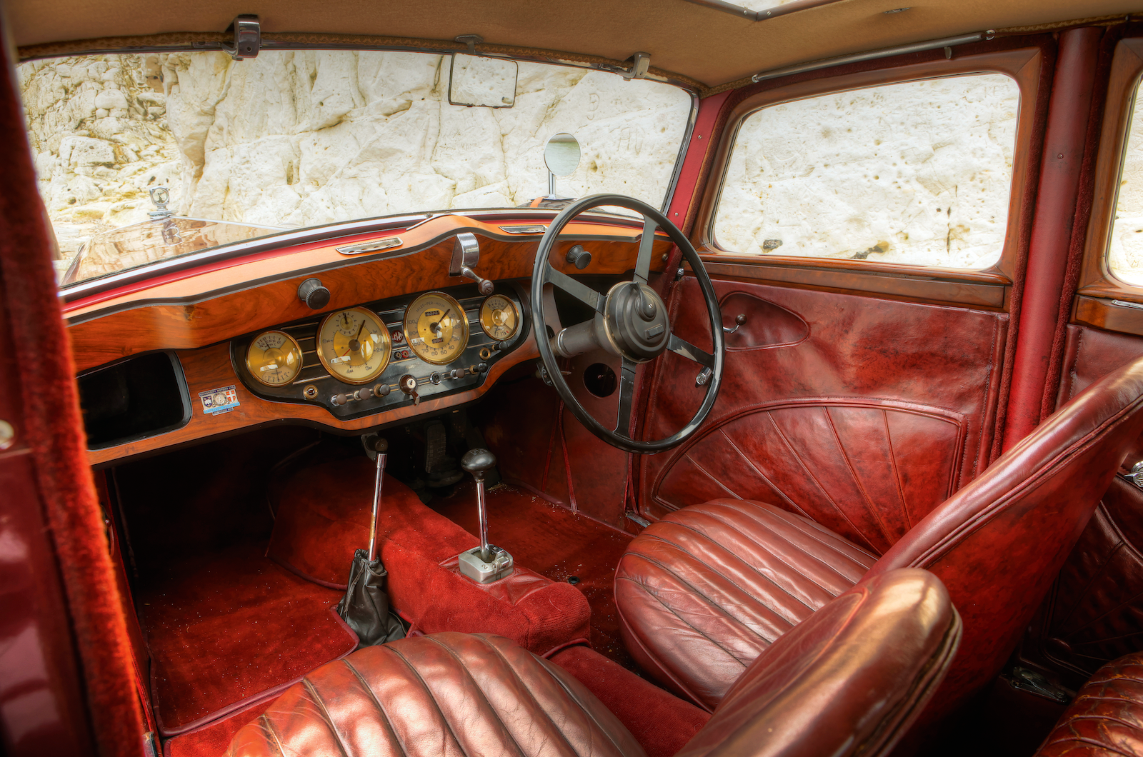 Classic & Sports Car - British Sporting Saloons - MG VA vs Riley 12/4