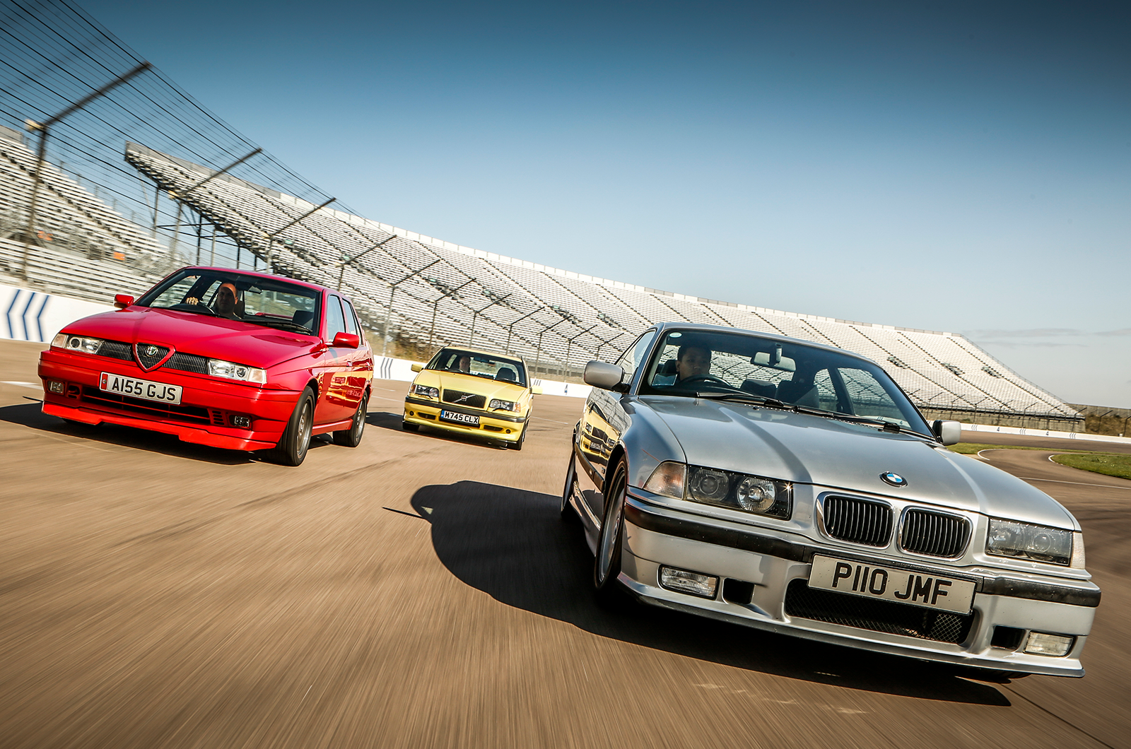 Race ready: Alfa Romeo 155 TS Silverstone vs Volvo 850 T-5R vs BMW 318iS
