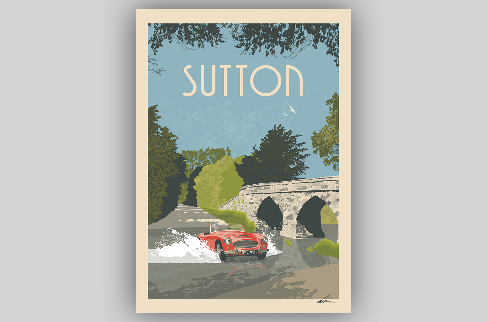 Classic & Sports Car – Motoring art: Katie Hounsome