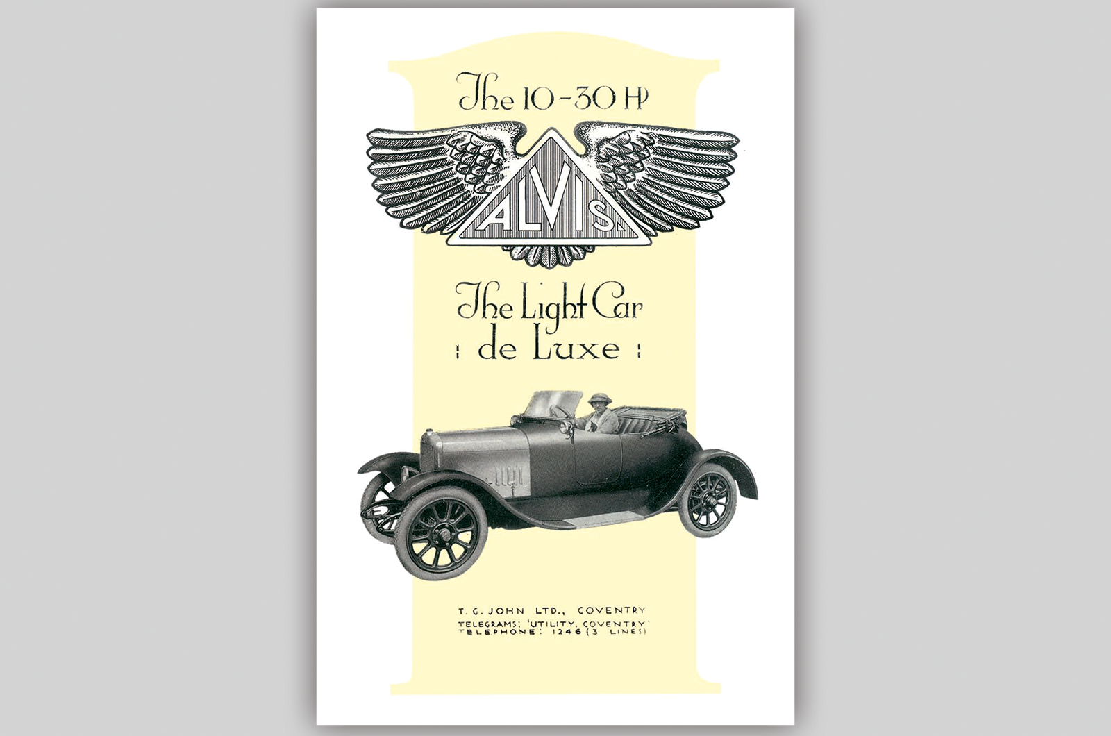 Classic & Sports Car – Alvis 10/30: in the works