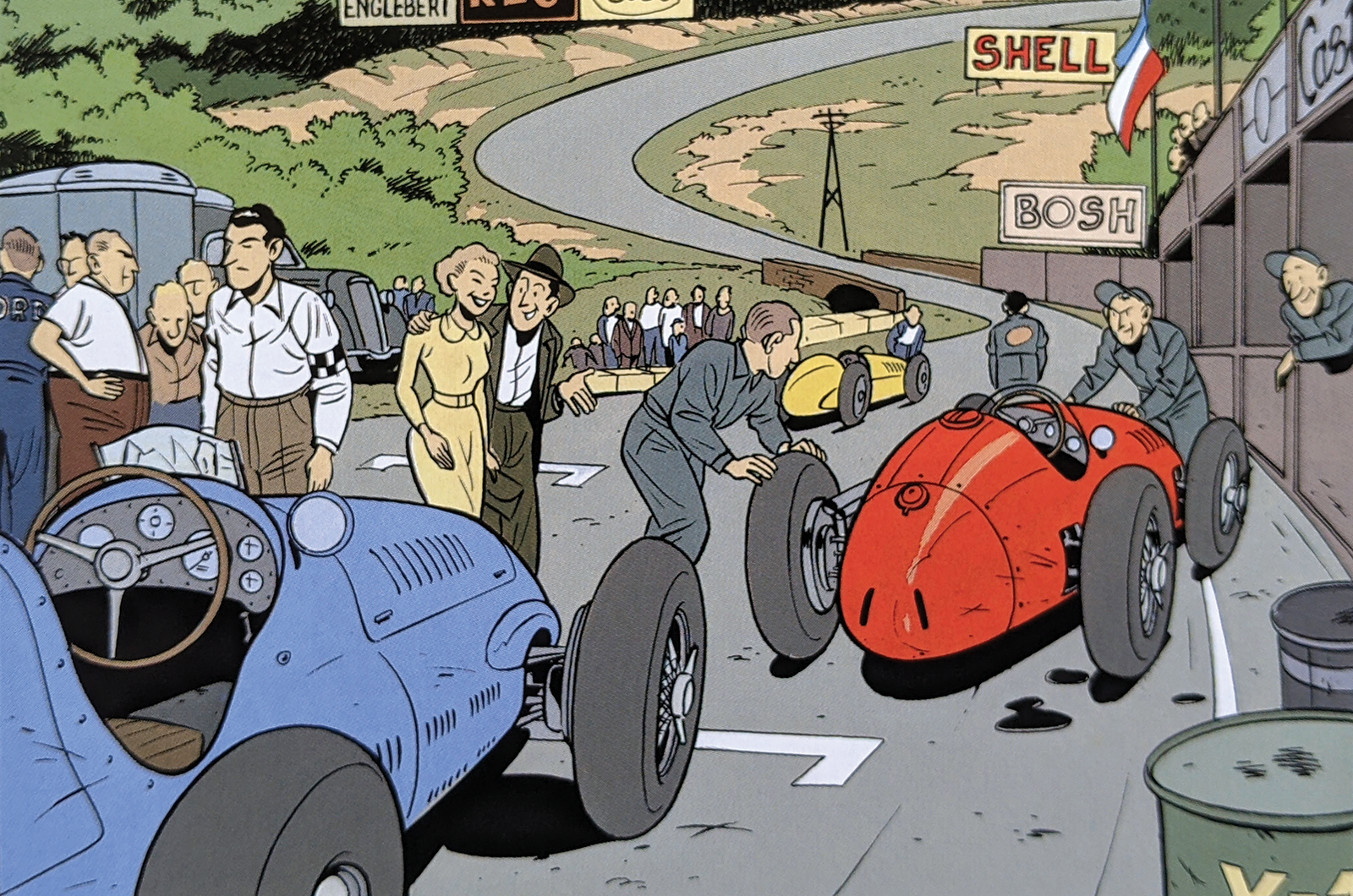 Classic & Sports Car – Motoring art: Michel Constant