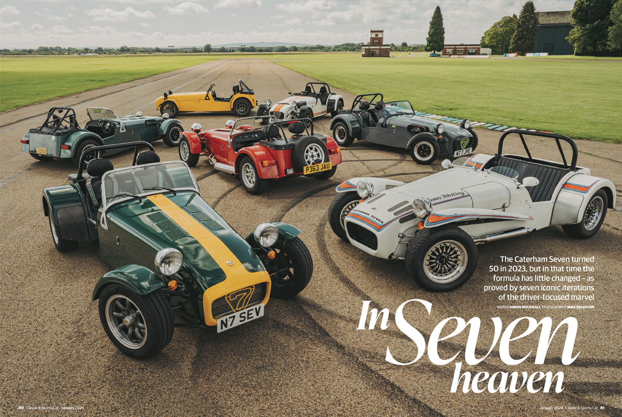 Classic & Sports Car – Caterham Seven at 50: inside the January 2024 issue of Classic & Sports Car