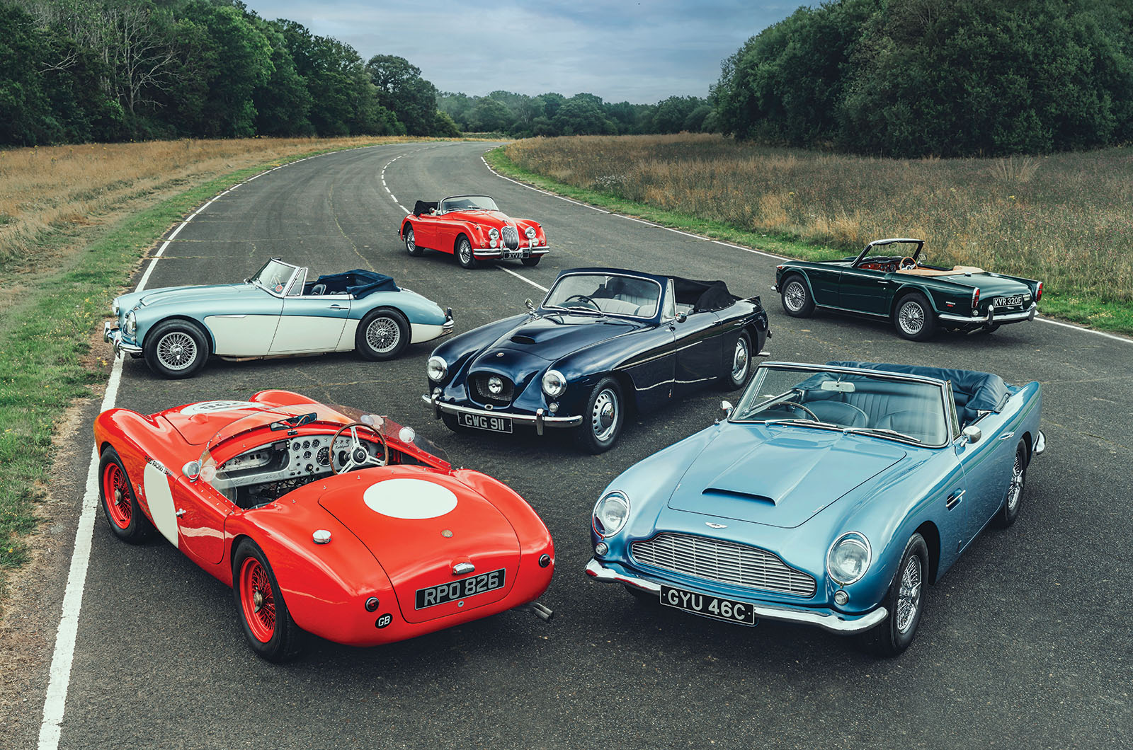 Classic & Sports Car – Aston Martin vs Jaguar vs Triumph vs AC vs Austin-Healey vs Bristol: best of British