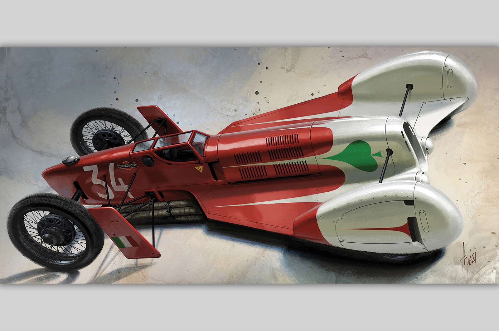 Classic & Sports Car – Motoring art: John A Frye