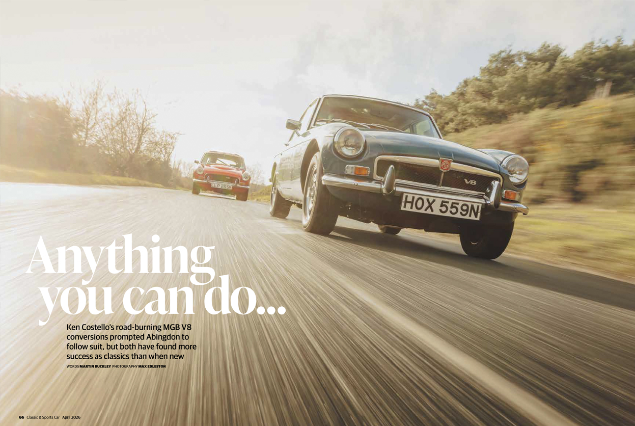 Classic & Sports Car – MG’s V8 heroes: inside the April 2026 Classic & Sports Car