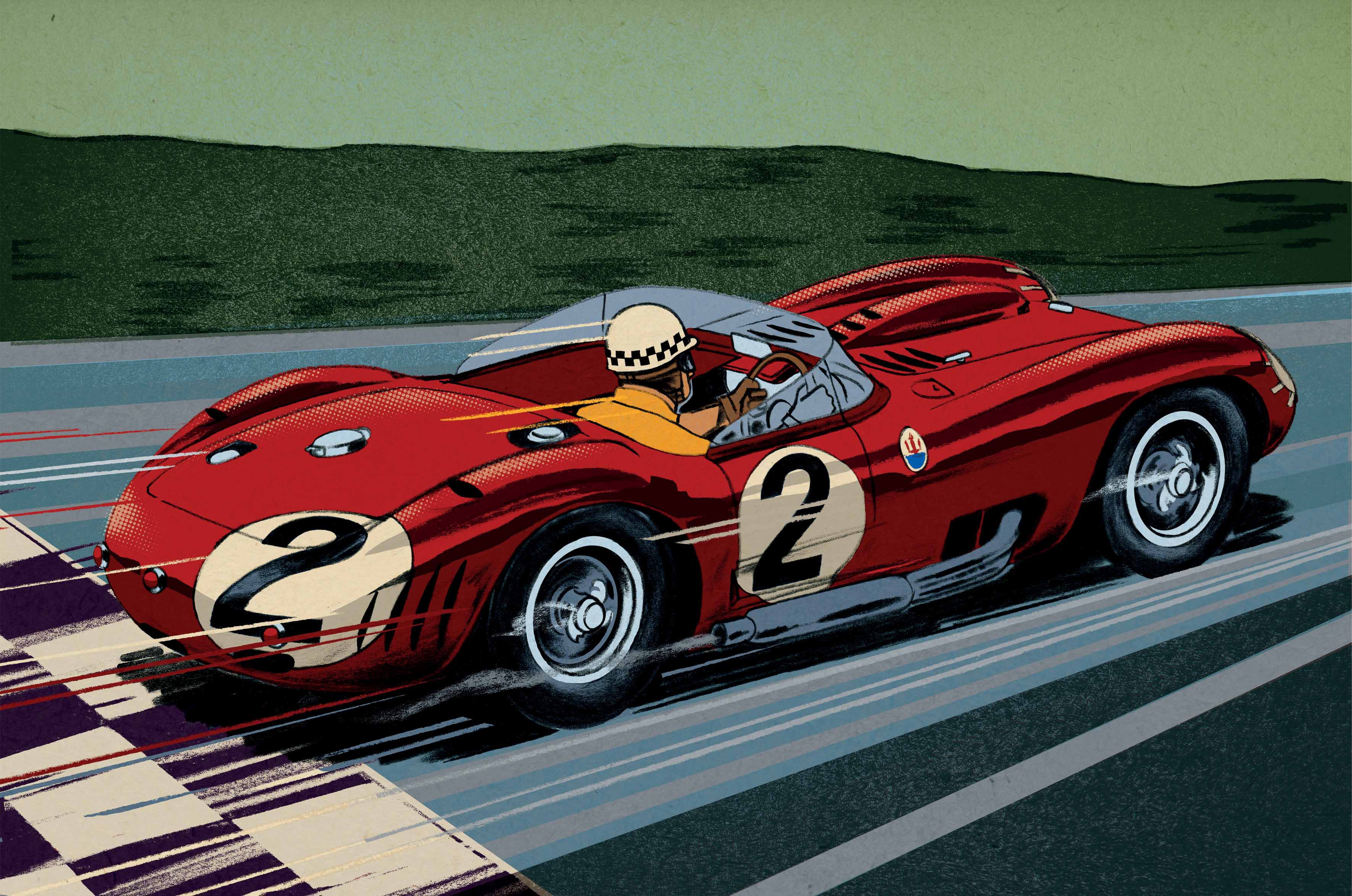 Classic & Sports Car – Motoring art: Christophe Merlin