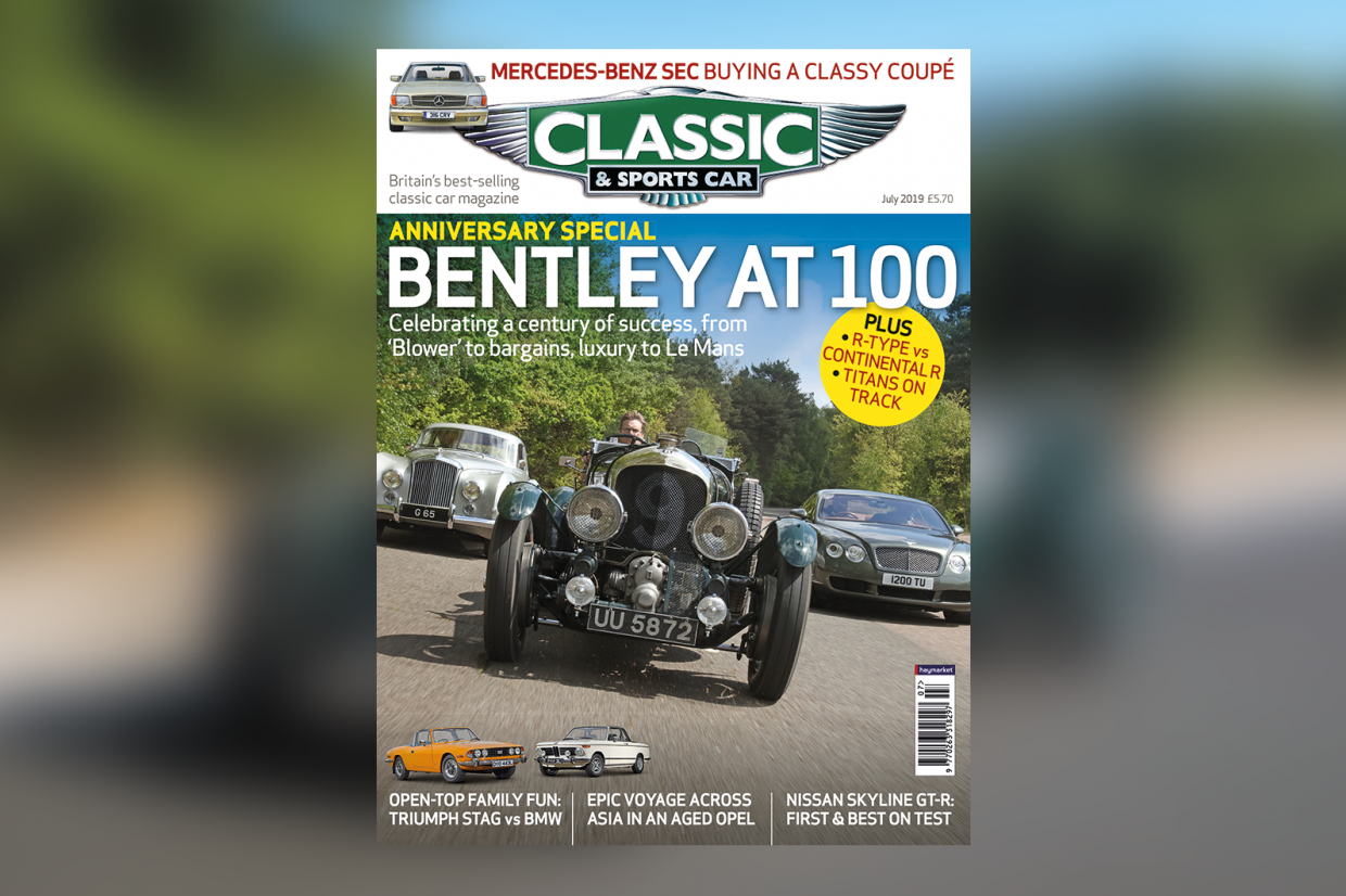 Classic & Sports Car – Bentley at 100: Inside the July 2019 issue of C&SC