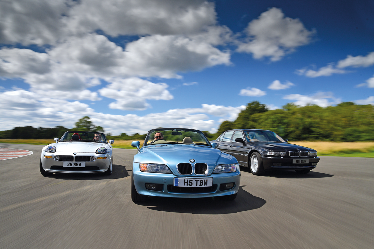 Classic & Sports Car – Bond’s BMWs: Z3, Z8 and 750iL on track