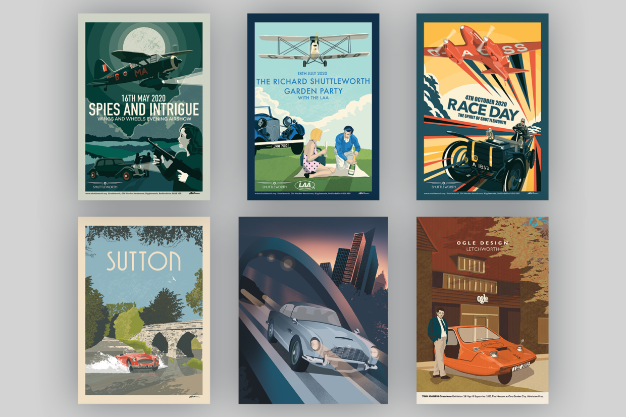 Classic & Sports Car – Motoring art: Katie Hounsome