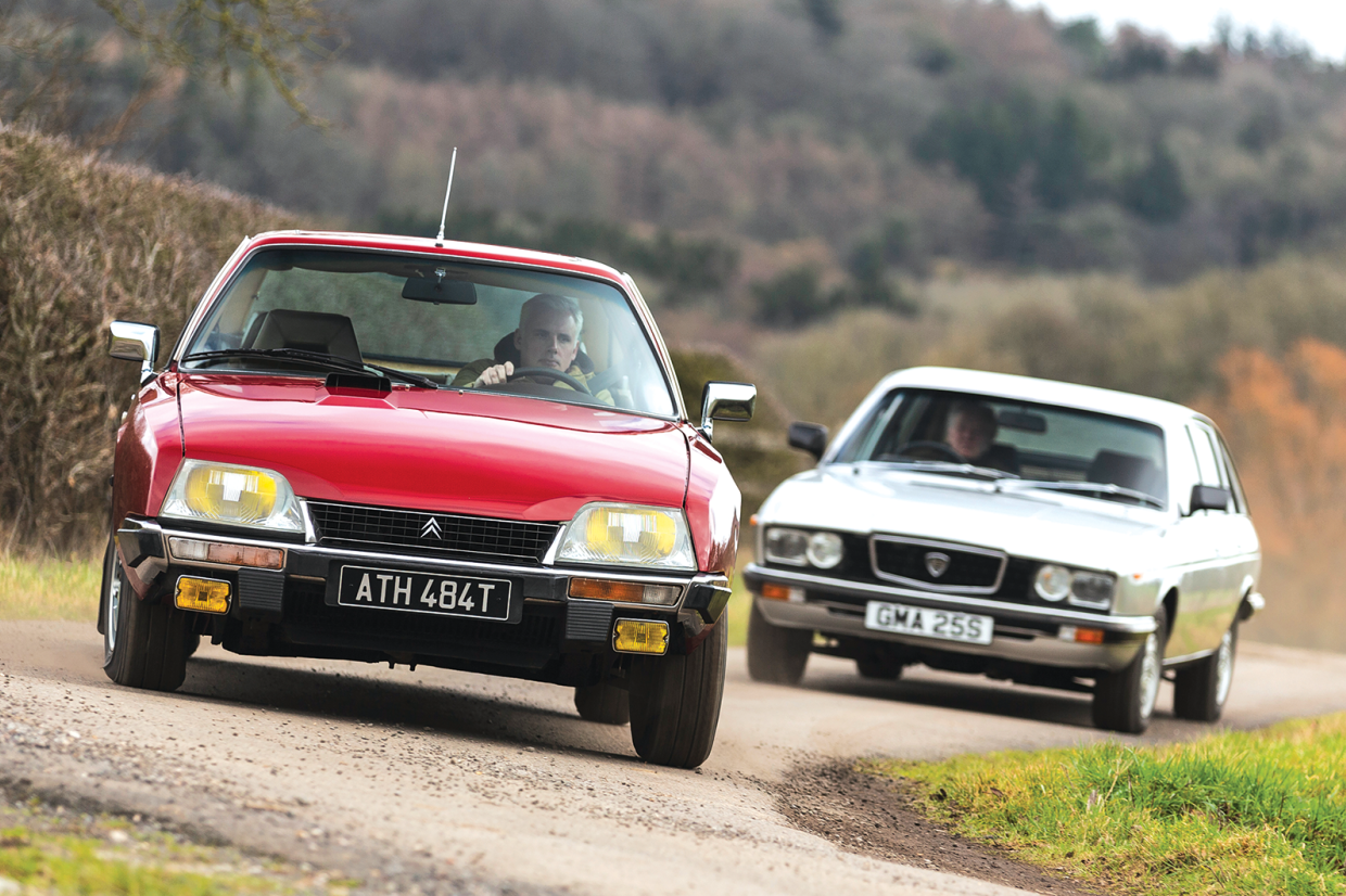 Classic & Sports Car – Citroën CX 2400 GTi vs Lancia Gamma Berlina: living separate lives