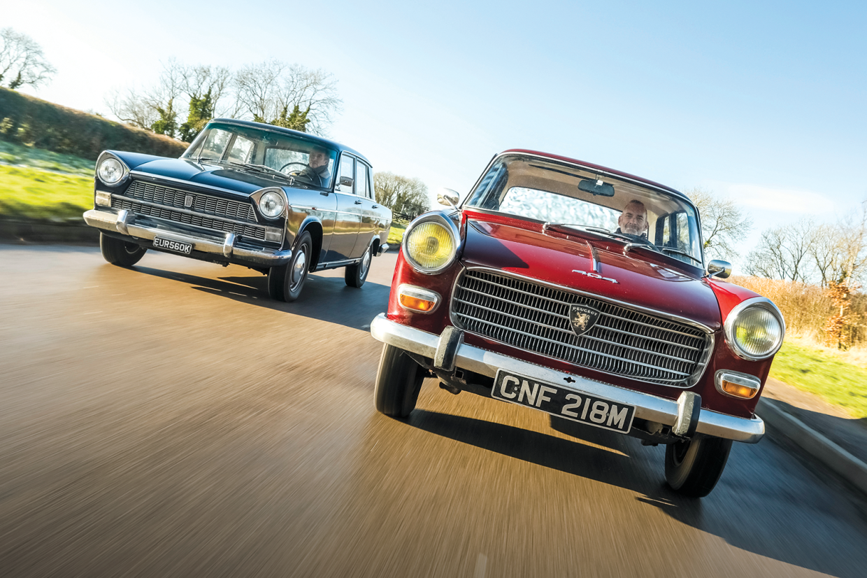 Classic & Sports Car – Fiat 1500L vs Peugeot 404: the shape of things to come