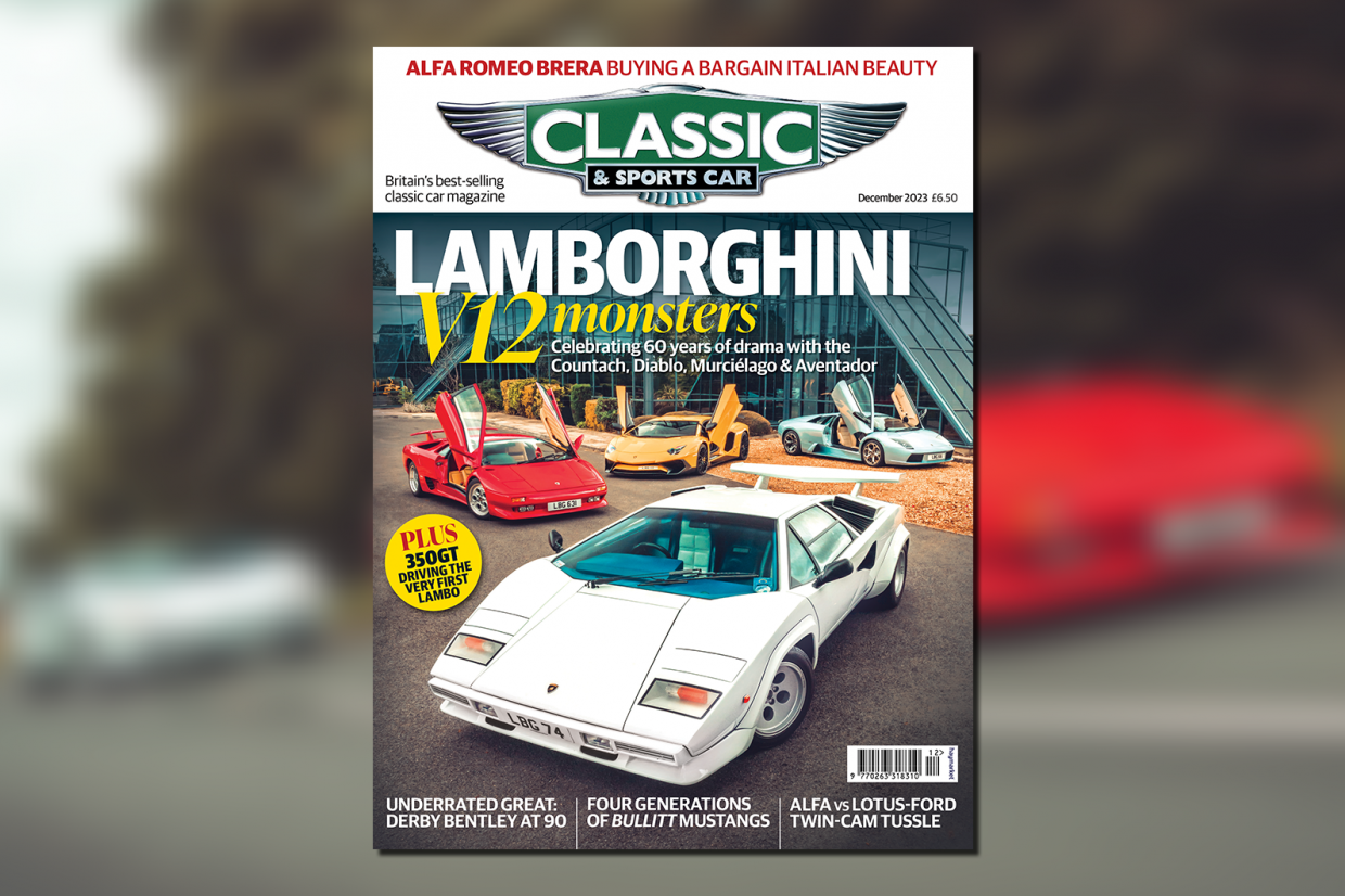 Classic & Sports Car – Lamborghini at 60: inside the December 2023 issue of Classic & Sports Car