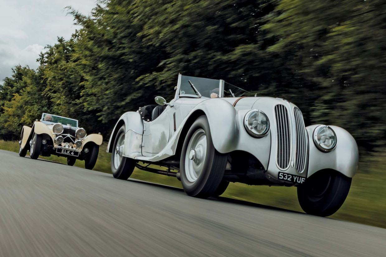 Classic & Sports Car – BMW 328 vs SS Jaguar 100: great expectations