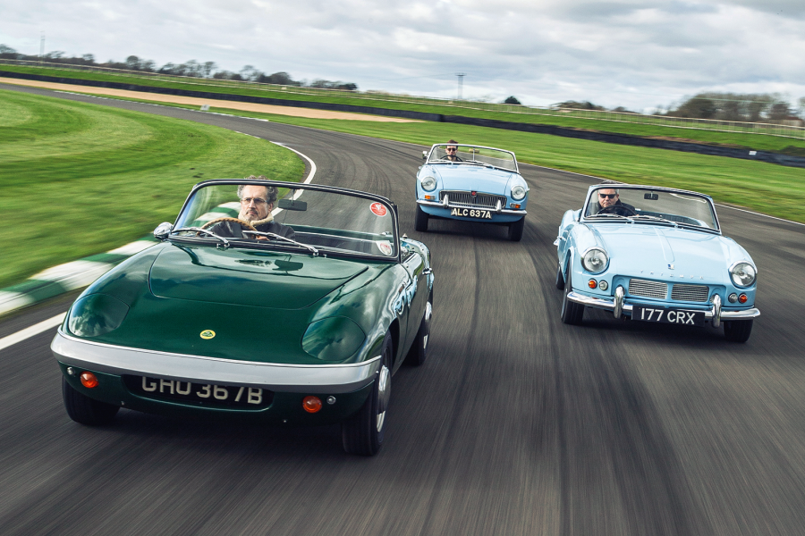 Classic & Sports Car - Triumph Spitfire vs MGB vs Lotus Elan: a new dawn