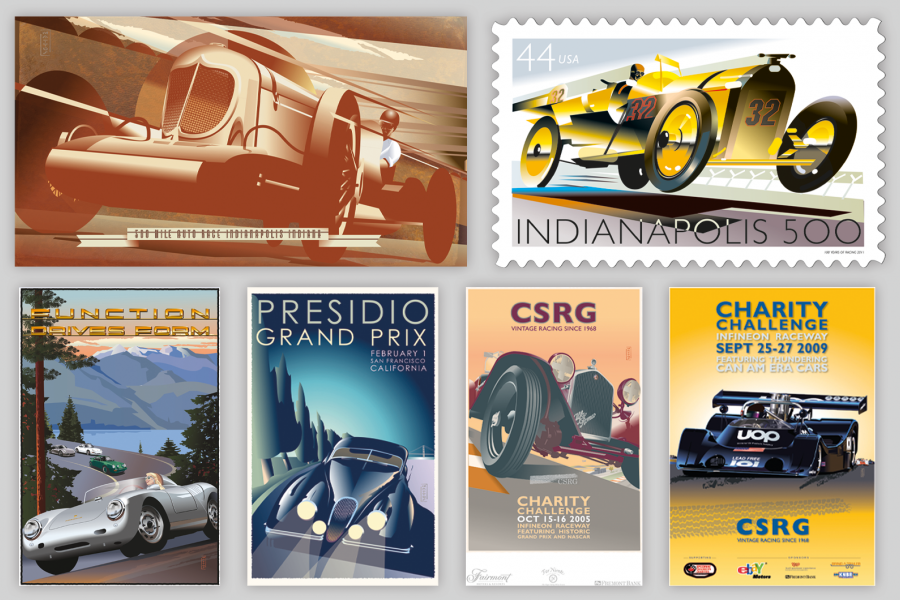 Classic & Sports Car – Motoring art: John Mattos