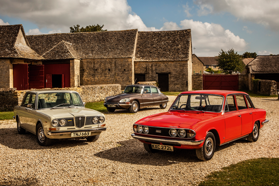 Classic & Sports Car – Triumph 2500PI vs Citroën DS23 vs Lancia 2000IE: fuel for thought