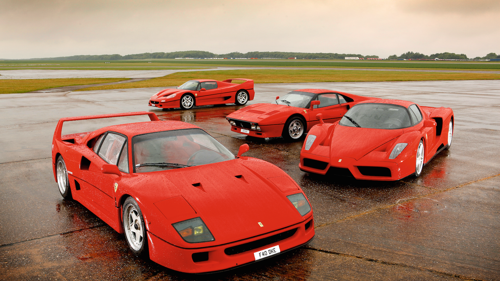 Ferrari battle: 288GTO vs F40 vs F50 vs Enzo